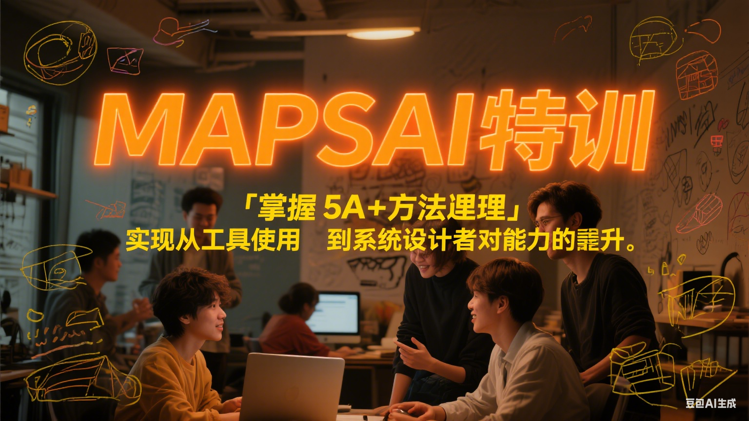 MAPSAI 特训，掌握 5A + 方法论，实现从工具使用者到系统设计者的能力跃升网赚项目-副业赚钱-互联网创业-资源整合AI网赚
